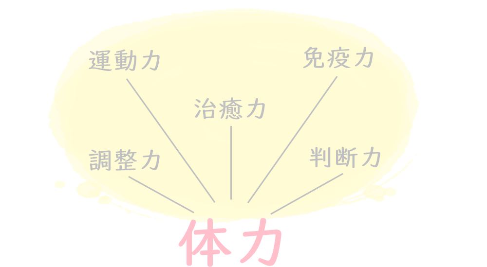 自律神経を整える事で得られる体力