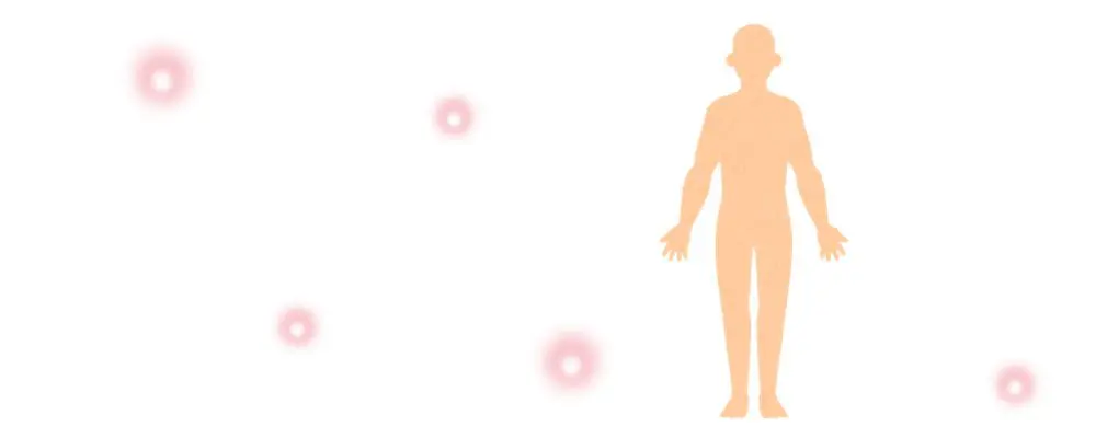 振動数によって、心身が整ったイメージ。