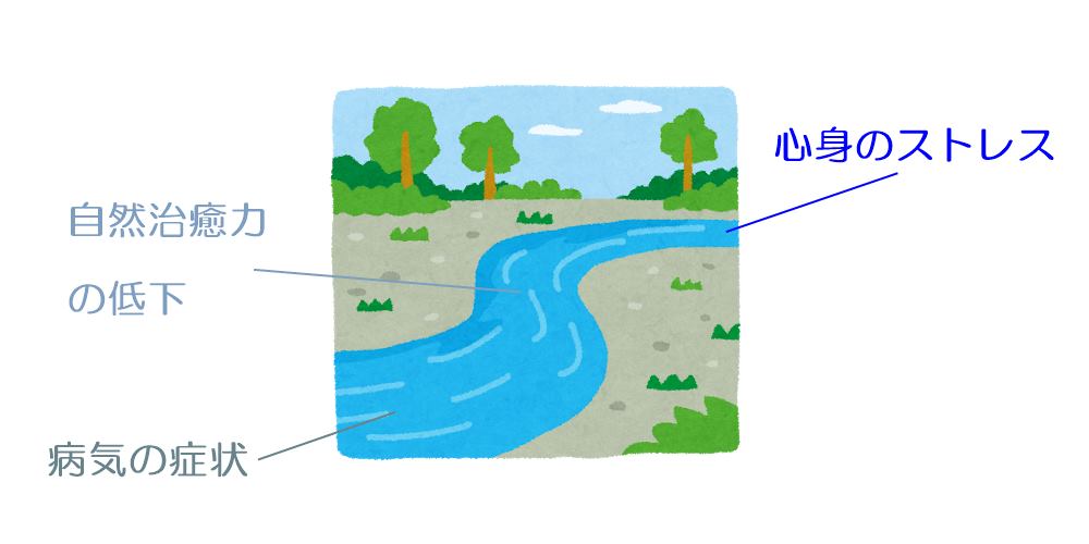 病気の源流・下流
